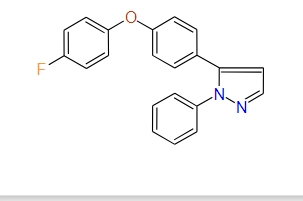 5-(4-(4-fluorophenoxy)phenyl)-1-phenyl-1H-pyrazole, 96%