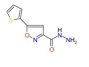 5-(Thiophen-2-yl)isoxazole-3-carbohydrazide, 97%