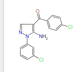 (5-Amino-1-(3-chlorophenyl)-1H-pyrazol-4-yl)(4-chlorophenyl)methanone