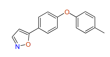 5-(4-(p-Tolyloxy)phenyl)isoxazole, 97%