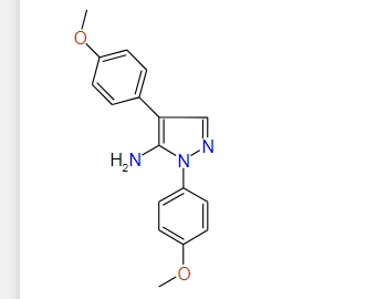1,4-Bis(4-methoxyphenyl)-1H-pyrazol-5-amine, 97%