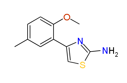 4-(2-Methoxy-5-methylphenyl)thiazol-2-amine, 97%