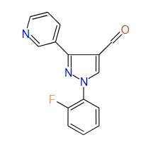 1-(2,4-Difluorophenyl)-3-(4-nitrophenyl)-1H-pyrazole-4-carbaldehyde, 97%