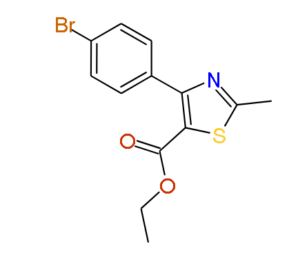 Ethyl 4-(4-bromophenyl)-2-methylthiazole-5-carboxylate, 97%