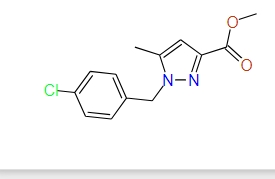Methyl 1-(4-chlorobenzyl)-5-methyl-1H-pyrazole-3-carboxylate, 97%