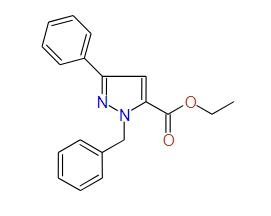 Ethyl 1-benzyl-3-phenyl-1H-pyrazole-5-carboxylate, 95%